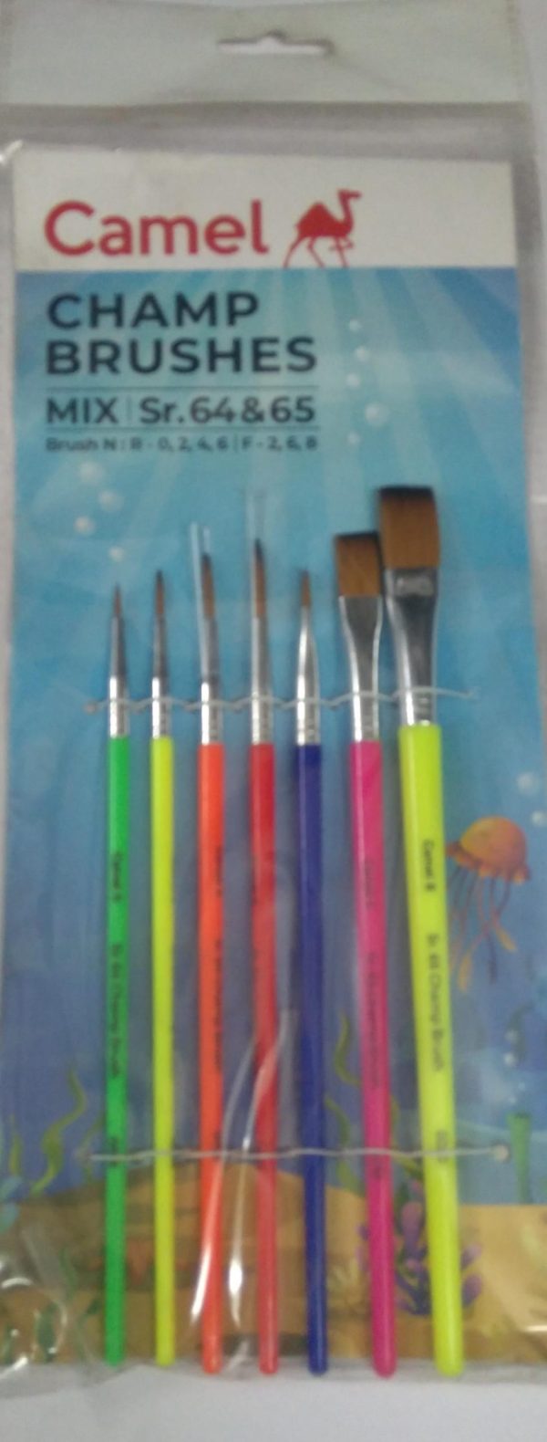 Camel 7 piece Mix brush packet