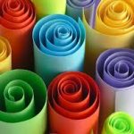 colourful chart paper