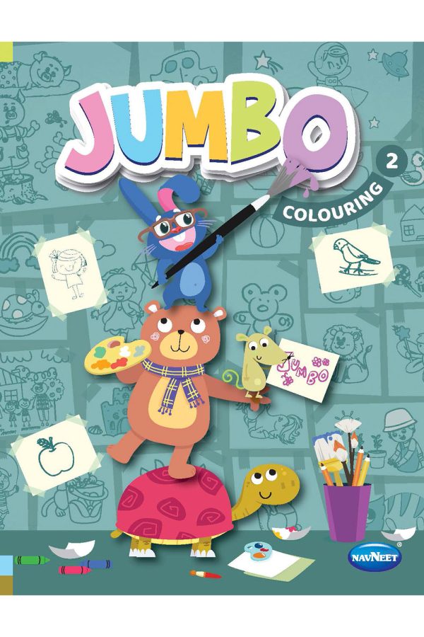 jumbo colouring book 2