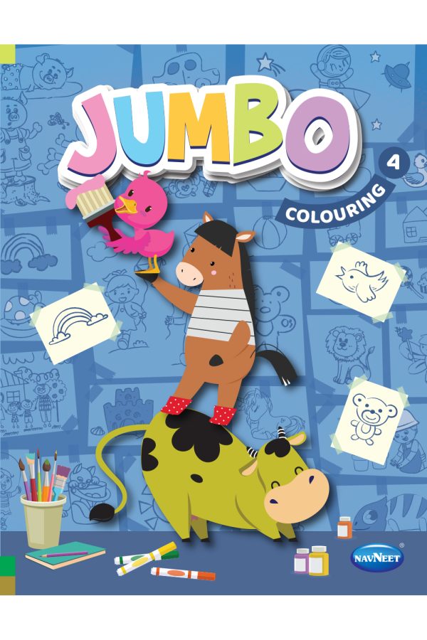 jumbo colouring book 4