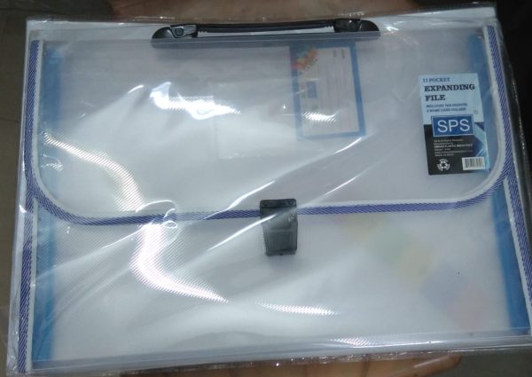 13 pocket expandable folder