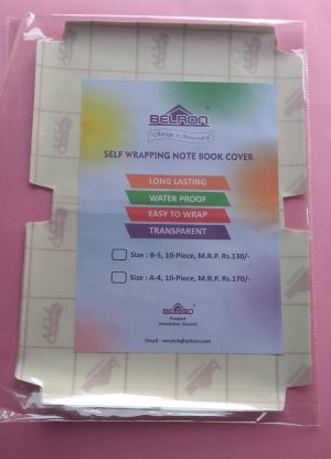 Self Wrapping note book cover